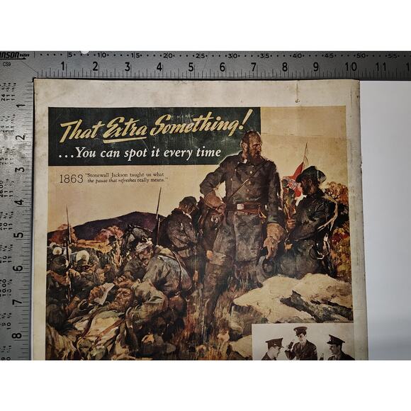 1943 Coca-Cola Print Ad That Extra Something Soldier 5¢ 1940s Patriotic Ephemera - Picture 4 of 7